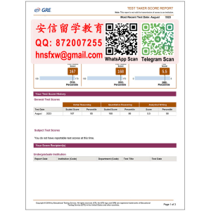 2023年GRE考试成绩单电子版样本|辦理新版ETS研究生入學考試成績單|仿製2023年GRE考試成績單電子版|購買新版ETS研究生入學考試成績單|定制2023